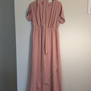 Roolee Taylor Jane Wrap Maxi in Blush (2 Size Smalls) NWT
